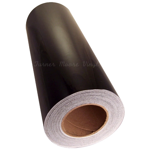Matte black vinyl adhesive roll - 12" x 30 FT by Turner Moore Vinyl