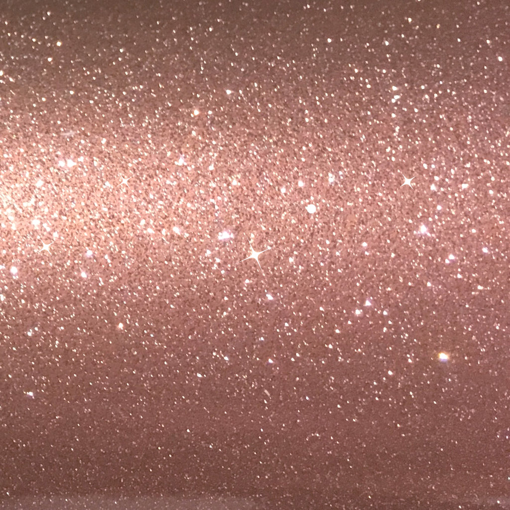 rose gold ultra glitter vinyl