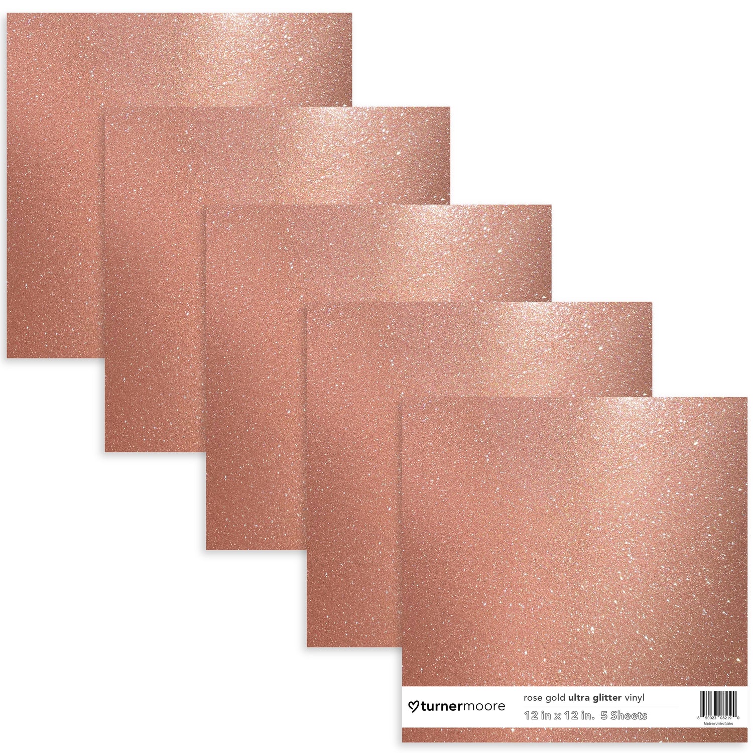 rose gold ultra glitter vinyl